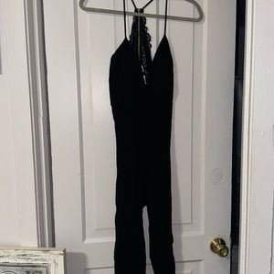 Women’s Size Large Black Long Jumpsuit
